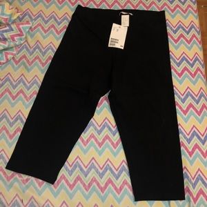 Brand new black biker shorts knee length